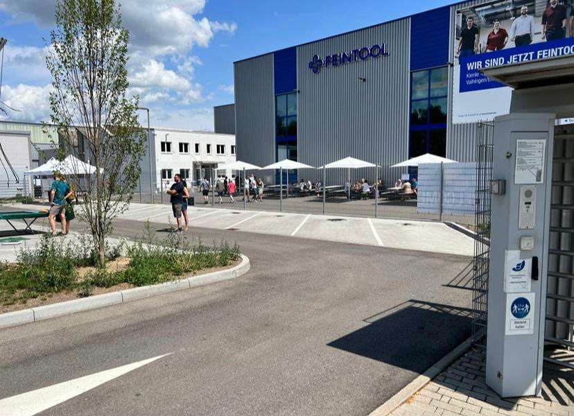 Firmengelände von Feintool – Kunde von SOX Sicherheitsdienst